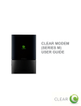 Clear M Series User guide