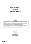 Acer P1165E Service manual