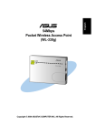 Asus 54Mbps Pocket Wireless Access Point WL-330g User guide