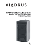 Viadrus Hercules U 24 Technical data