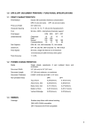 Craden DP6 Specifications