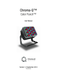 Chroma Color Punch User manual