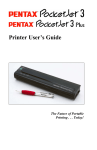 Epson 206636 - PocketJet 3 Plus User`s guide