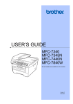 Brother MFC-7440N User`s guide
