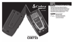 Cobra MicroTalk FRS 104 Owner`s manual