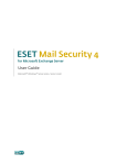 ESET MAIL SECURITY 4 User guide