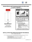 Bradford White TGHE-199E-N(X) Instruction manual