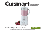 Cuisinart SMARTPOWER SPB-7C Series Specifications