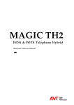 AVT MAGIC ISDN Technical data