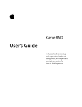 Apple Xserve RAID User's guide User`s guide