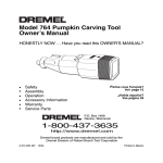 Dremel 764 Owner`s manual