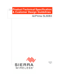 Sierra Wireless UMTS Specifications