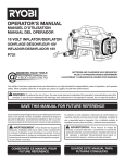 Ryobi P731 Operator`s manual