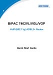 Billion BiPAC VGL User`s manual