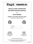 Installation, Operation and Maintenance Manual