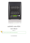 Actidata actiNAS cube RDX User`s manual