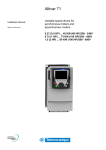 Schneider Electric VW3 A3 501 Installation manual