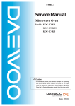 Daewoo KOC-1B0K01 Service manual