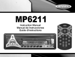 Audiovox MP6211 Instruction manual