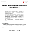 Release Note QuadroM8L/26x/12Li/26xi 5.3.61, Edition 1