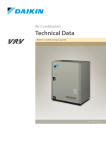 Daikin VRV-WIII Technical data