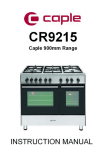 Caple CR9215 Instruction manual