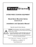 Wood Stone WS-MS-7-RFG-LP Operating instructions