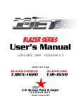 Screen Print & Inkjet TJB-1650 User`s manual