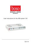 boso ABI-system 100 Technical data