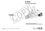 Canon DIRECT PRINT CDI-E350-020 User guide