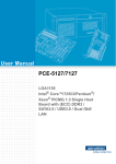 Advantech PCE-5127 User manual