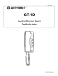Aiphone GF-1D Service manual