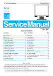 AOC Wipro WLA171t Service manual