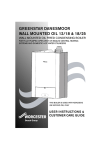 Worcester GreenStar DanesMoor Installation manual