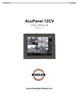 Acura Embedded AcuPanel 19 User manual