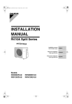 Daikin RKN12KEVJU Installation manual