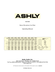 Ashly MX-508 Specifications