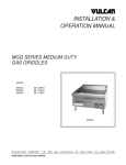 Vulcan-Hart MGG48 Specifications