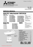 Mitsubishi Electric PCA-RP71GA Service manual
