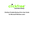 Clickfree HD535 User guide