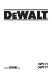 DeWalt DW777 Technical data