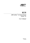 Abit KU8 User`s manual