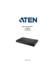 ATEN ALTUSEN PN9108U User manual