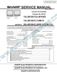 Sharp 20J-CJ20M10 Service manual