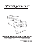 YORKVILLE TRAYNOR YCS50 Owner`s manual