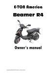 E-TON Beamer R4 Owner`s manual
