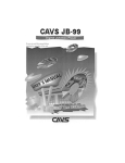 CAVS JB-99RT User manual