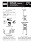 Bryant 330AAV Upflow Instruction manual