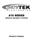Scytek electronic VEHICLE SECURITY SYSTEM A10 Product manual