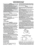 Draper AeroLift 50 Operating instructions